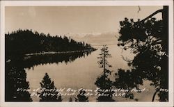 View of Emerald Bay From Inspiration Point - Bay View Resort Postcard