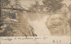 Wevertown Tannery and Tannery Dam Postcard