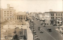 Looking West on Fourth Street Santa Rosa, CA Postcard Postcard Postcard