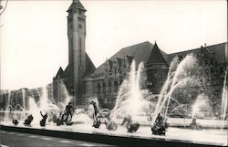 Union Station and Fountain Postcard