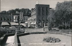 Ball Clinic Courtyard Excelsior Springs, MO Postcard Postcard Postcard