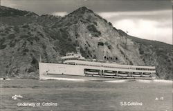 S.S. Catalina Underway Santa Catalina Island, CA Bob Markerr Postcard Postcard Postcard