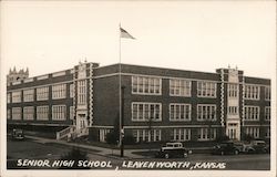 Senior High School Leavenworth, KS Postcard Postcard Postcard