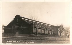 Riding Hall Fort Leavenworth, KS Postcard Postcard Postcard