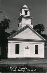 Baptist Church East Randolph, VT Postcard Postcard Postcard