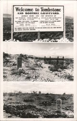 Boothill Graveyard Tombstone, AZ Postcard Postcard Postcard