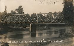 A.R. Bridge at Park Place & Gladstone Postcard