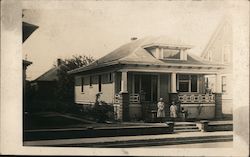 Bungalow Craftsman House Postcard