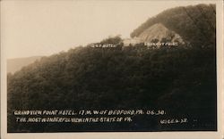 Grandview Point Hotel and a Lookout Point Postcard