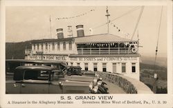 S. S. Grand View Point Hotel Bedford, PA Postcard Postcard Postcard