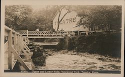 Upper and Lower Falls, Vinewood Park Topeka, KS Postcard Postcard Postcard