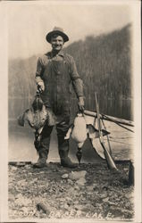 Hunting Loons, Baker Lake Postcard