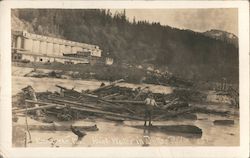 High Water in Baker River Clackamas, OR Postcard Postcard Postcard