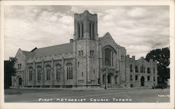 First Methodist Church Topeka, KS Wolfe Postcard Postcard Postcard