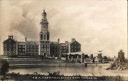 S.B.A. Hospital & Beauty Spot Topeka, KS Postcard Postcard Postcard