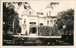 Governor's Mansion Topeka, KS Harry B. Rood Postcard Postcard Postcard