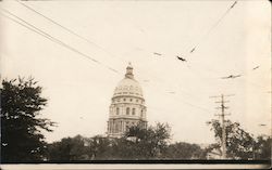 State of Kansas Capitol Dome Postcard