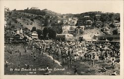 At The Beach Catalina Island Postcard