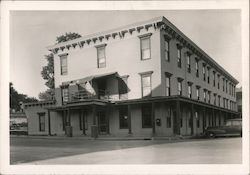 Henry's Hotel Building Car Lowville, NY Postcard Postcard Postcard