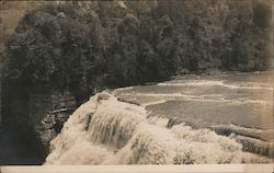 Middle Falls - Letchworth Park Portage, NY Postcard Postcard 