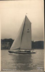 Harkaway Sailing Vessel Postcard