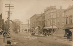 Main St. East Side Adams, NY Postcard Postcard Postcard