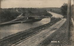 Bridge Over Canal Postcard
