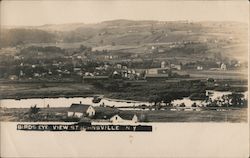 Birds Eye View of St. Johnsville Postcard