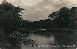 Markley’s Dam, Perkiomen Creek Pennsburg, PA Postcard Postcard Postcard