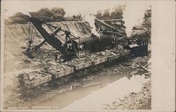 Barge Canal Postcard