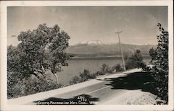 Olympic Mountains and Hood Canal Port Angeles, WA Postcard Postcard Postcard