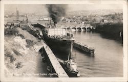 World Famous Canal Locks - Seattle Postcard