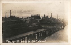 Eastern Entrance to Kiel Canal Postcard