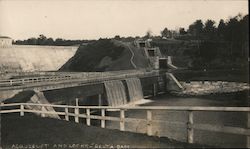 Aqueduct and Locks Delta Dam Postcard