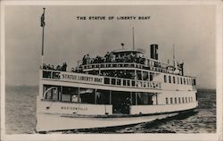 The State of Liberty Boat Madisonville Postcard