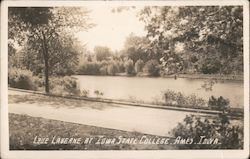 Lake Laverne at Iowa State College Postcard