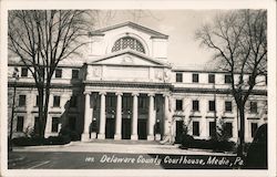 Delaware County Courthouse Media, PA Postcard Postcard Postcard