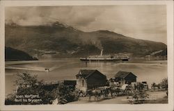 Loen, Norfjord. Parti fra Bryggen Postcard