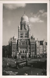 Municipal Corporation Hall Bombay, India Postcard Postcard Postcard