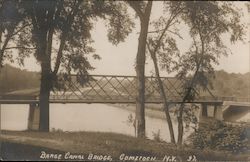 Barge Canal Bridge Postcard