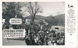 Golden State Ice Cream Coloma Store Parade People Postcard