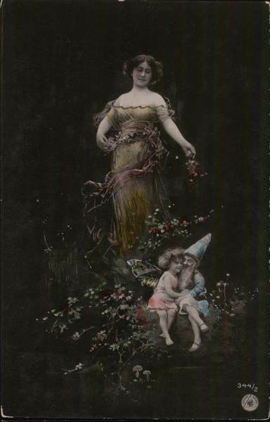 Fairies and Gnomes in the Forest Fantasy