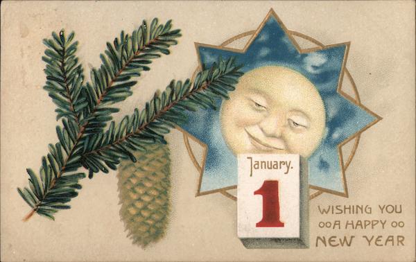 January 1- Wishing You A Happy New Year New Year's