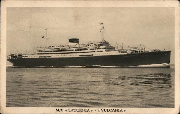 Cruise Ships - M/S Saturnia, Vulcania