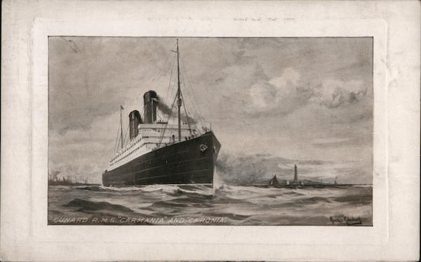 Cunard R.M.G. Carmania And Caronia UK