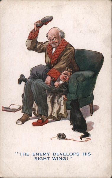 Old Man Spanking Boy With Shoe