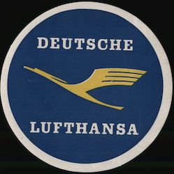 Deutsche Lufthansa Luggage Label