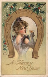 A Happy New Year Postcard