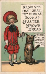 Buster Brown Bread Postcard