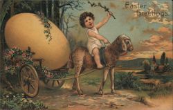 Easter Greetings Postcard